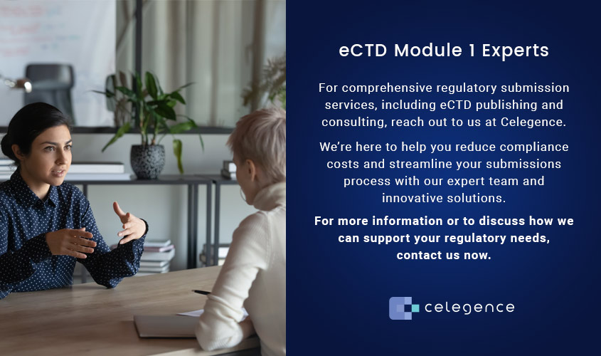 eCTD Module 1 - In Depth Guide for Industry | Celegence