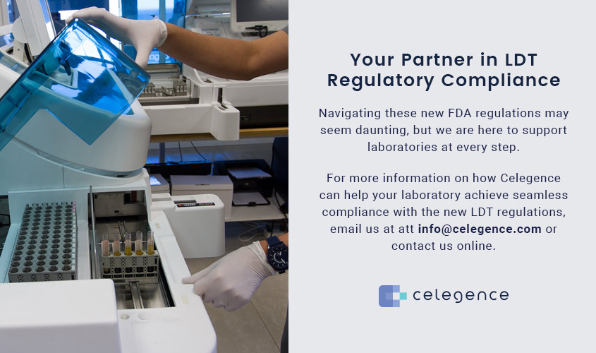 Your Partner in LDT Regulatory Compliance - Celegence