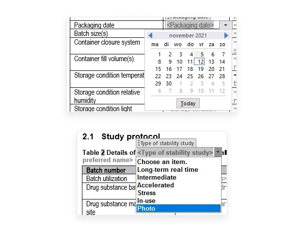 Easy-to-use eCTD Document Templates