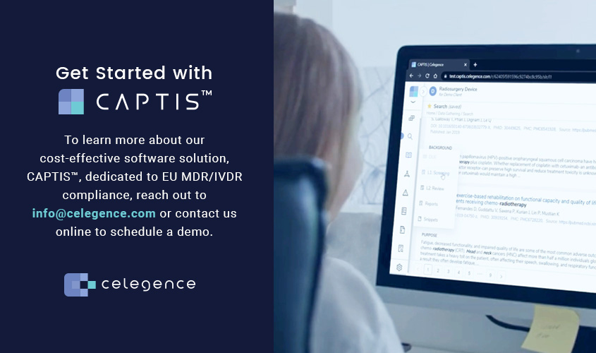 Get Started with CAPTIS Software EU MDR IVDR Compliance - Celegence