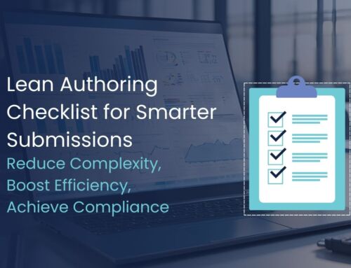 Lean Authoring Checklist for Streamlined Regulatory Submissions