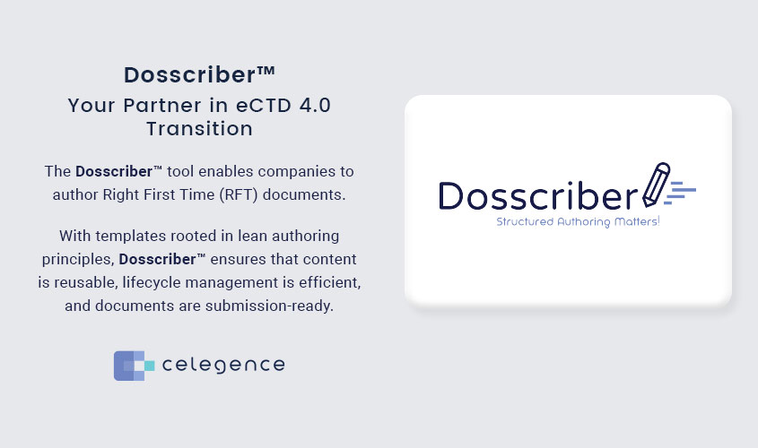 Dosscriber - Partner eCTD 4.0 - Celegence