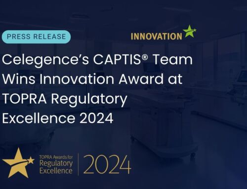 Celegence’s CAPTIS® Team Wins the Innovation Award at the TOPRA Regulatory Excellence 2024 Event